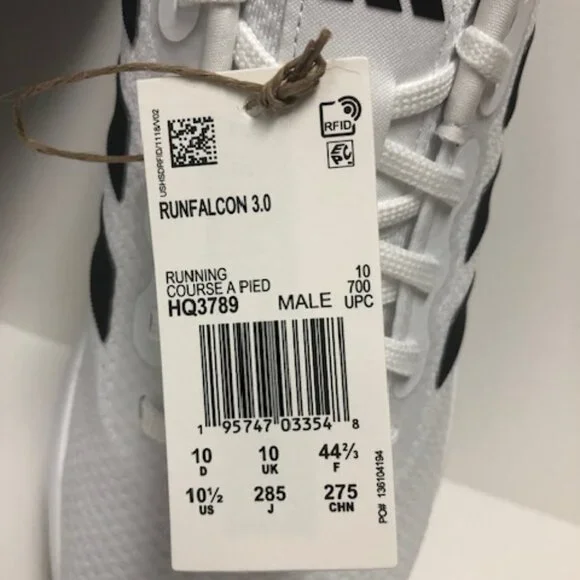 Runfalcon 3 Cloudfoam Low Running Shoes size 10.5 Mens - Picture 5 of 7